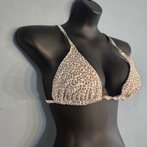 Xhilaration Animal Print Bikini Top